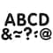 Teacher Created Resources® 2" Black Classic Magnetic Letters Set, 3ct.